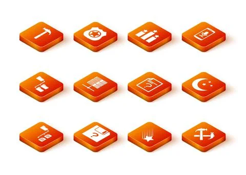 Set Folder tree, Unknown document, , Server, Data, Web Hosting, Falling star and 스톡 일러스트