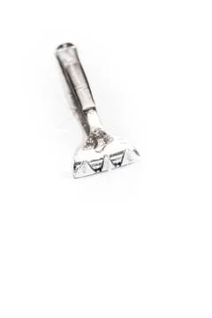 Set of forks isolated on white background Stock Photos