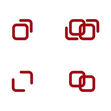 Set of four arrows in different directions. Vector illustration isolated Stock Illustration