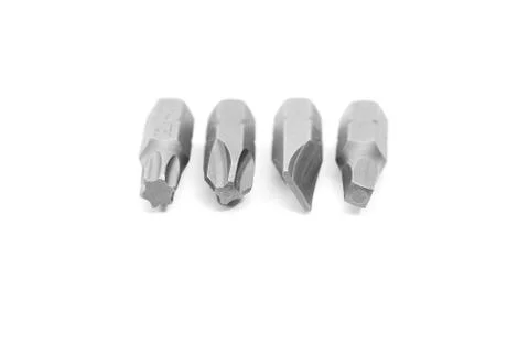 Set of four different bits Stock Photos