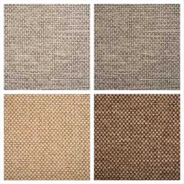 Set from four textile backgrounds Stock Photos