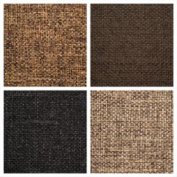 Set from four textile backgrounds Stock Photos