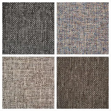 Set from four textile backgrounds Stock Photos