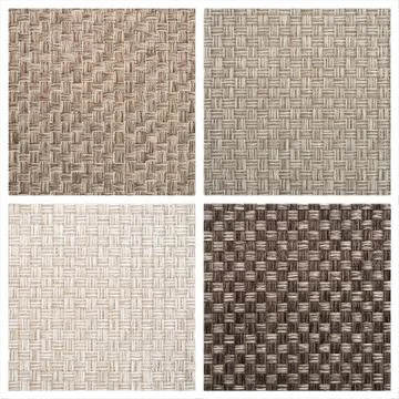 Set from four textile backgrounds Stock Photos