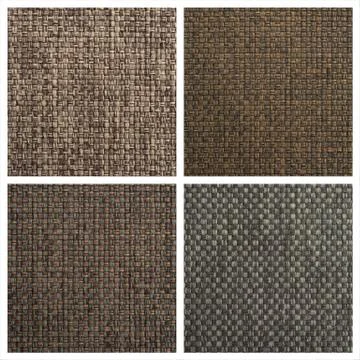 Set from four textile backgrounds Foto stock