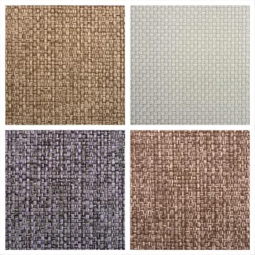 Set from four textile backgrounds Foto stock