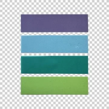 Set of four vibrant colorful rectangular strips for modern Easter graphics .. Stock Photos