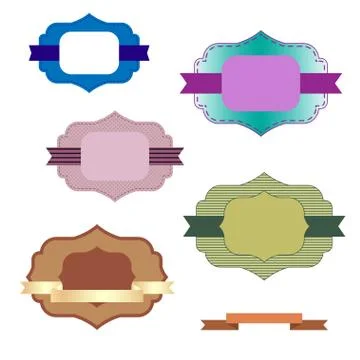 Set of frames Stock Illustration