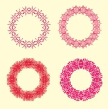 Set of frames Stock Illustration