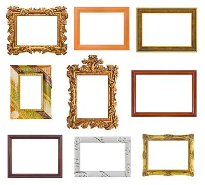 Set of frames Set of frames isolated on white background Copyright: xZoona... 스톡 사진