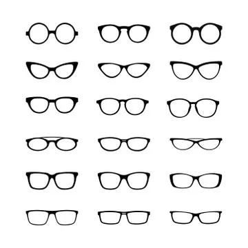 A set of frames, simple design Illustrazione stock