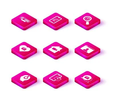 Set Freelancer, Heart with text work, Video camera Off in home, Online work.. Stock-Illustration