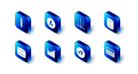 Set Function mathematical symbol, Graph, schedule, chart, diagram, Geometric Stock Illustration