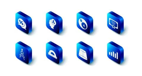 Set Function mathematical symbol, math, is subset of, Certificate template,.. Stock Illustration