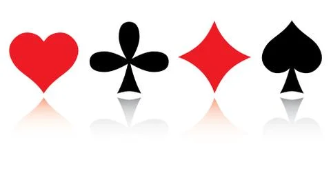 Set of game cards. Stock Illustration