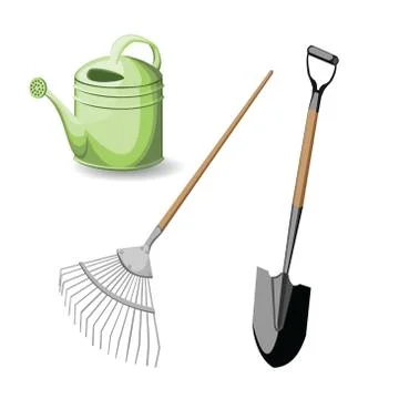 Set garden tool Stock Illustration
