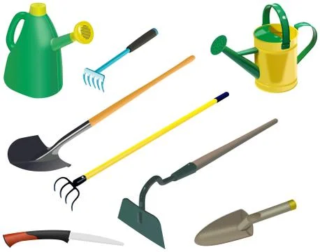 Set of garden tools Stock Illustration