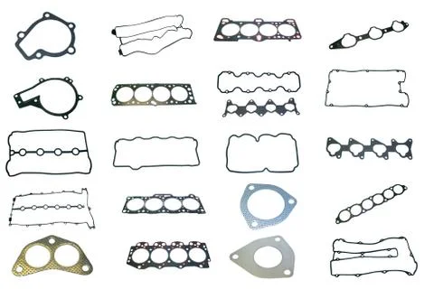 Set of gaskets for engine passenger car Foto stock