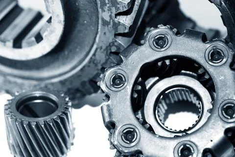 Set Of Gears Stock Photos