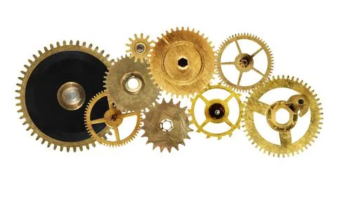 Set Of Gears Stock Photos