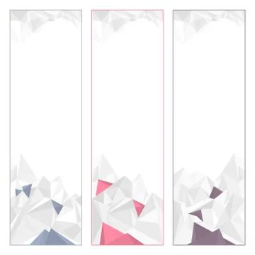 Set of Geometric Banners Stock Illustration