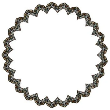 Set of geometric frame Stock Illustration