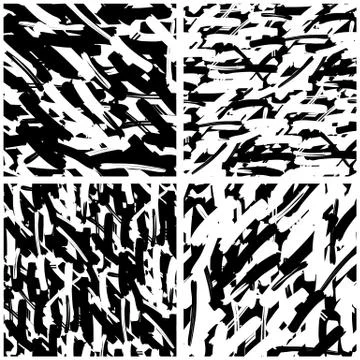 Set of Geometric pattern with random intersecting lines. 스톡 일러스트