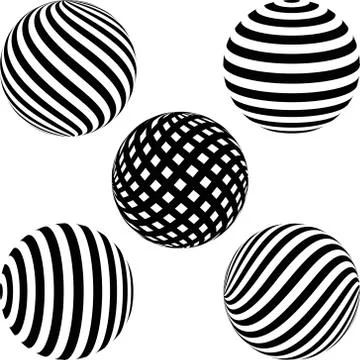 Set geometric shapes Stock Illustration