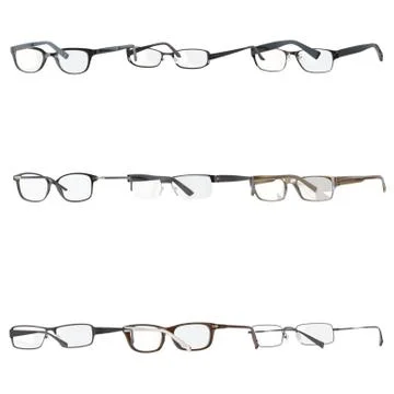 Set of a glasses Stock Illustration