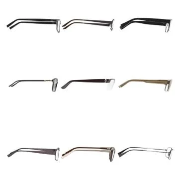 Set of a glasses Stock Illustration