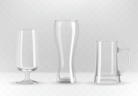 Set of glasses Illustrazione stock