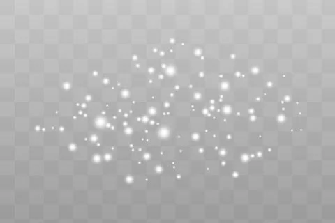 Set of glowing lights effects isolated Stock Illustration