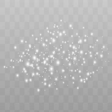 Set of glowing lights effects isolated Stock Illustration