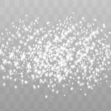 Set of glowing lights effects isolated Stock Illustration