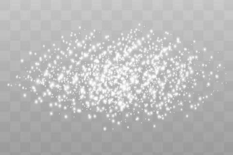 Set of glowing lights effects isolated Stock Illustration
