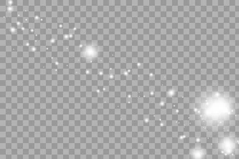 Set of glowing lights Stock Illustration