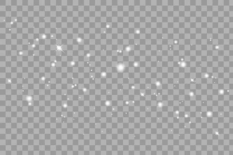 Set of glowing lights Stock Illustration