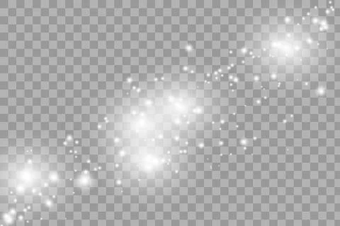 Set of glowing lights Stock Illustration