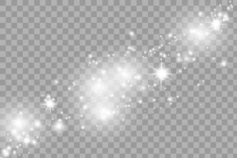 Set of glowing lights Stock Illustration