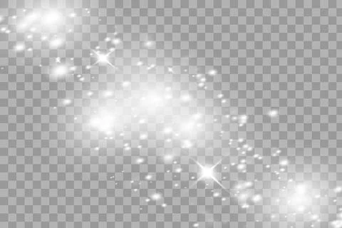 Set of glowing lights Stock Illustration