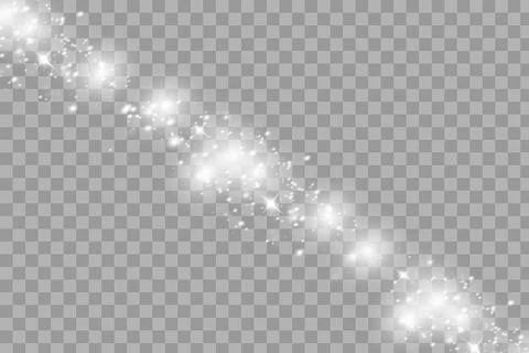 Set of glowing lights Stock Illustration