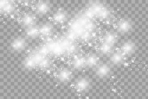 Set of glowing lights Stock Illustration