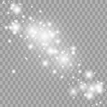 Set of glowing lights Stock Illustration