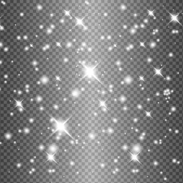 Set of glowing lights Stock Illustration