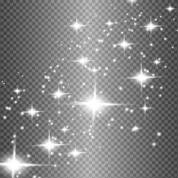 Set of glowing lights Stock Illustration