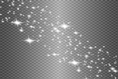 Set of glowing lights Stock Illustration