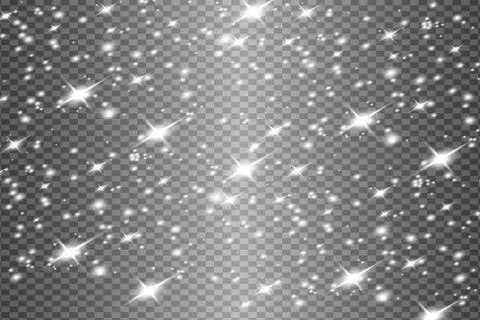 Set of glowing lights Stock Illustration