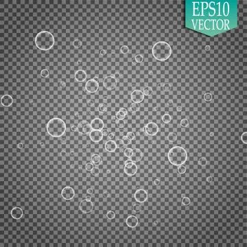 Set of golden glowing lights effects isolated on transparent background. Sun  Stock-Illustration