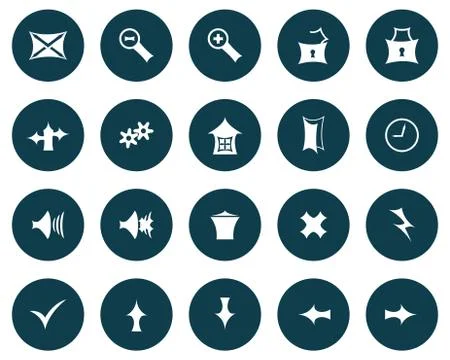 Set of gothic icons Stock Illustration