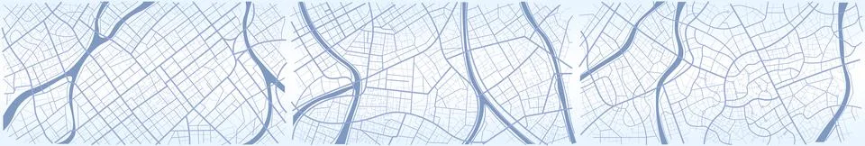 Set Gps map navigation to house. View from above the map buildings. Detailed Stock Illustration